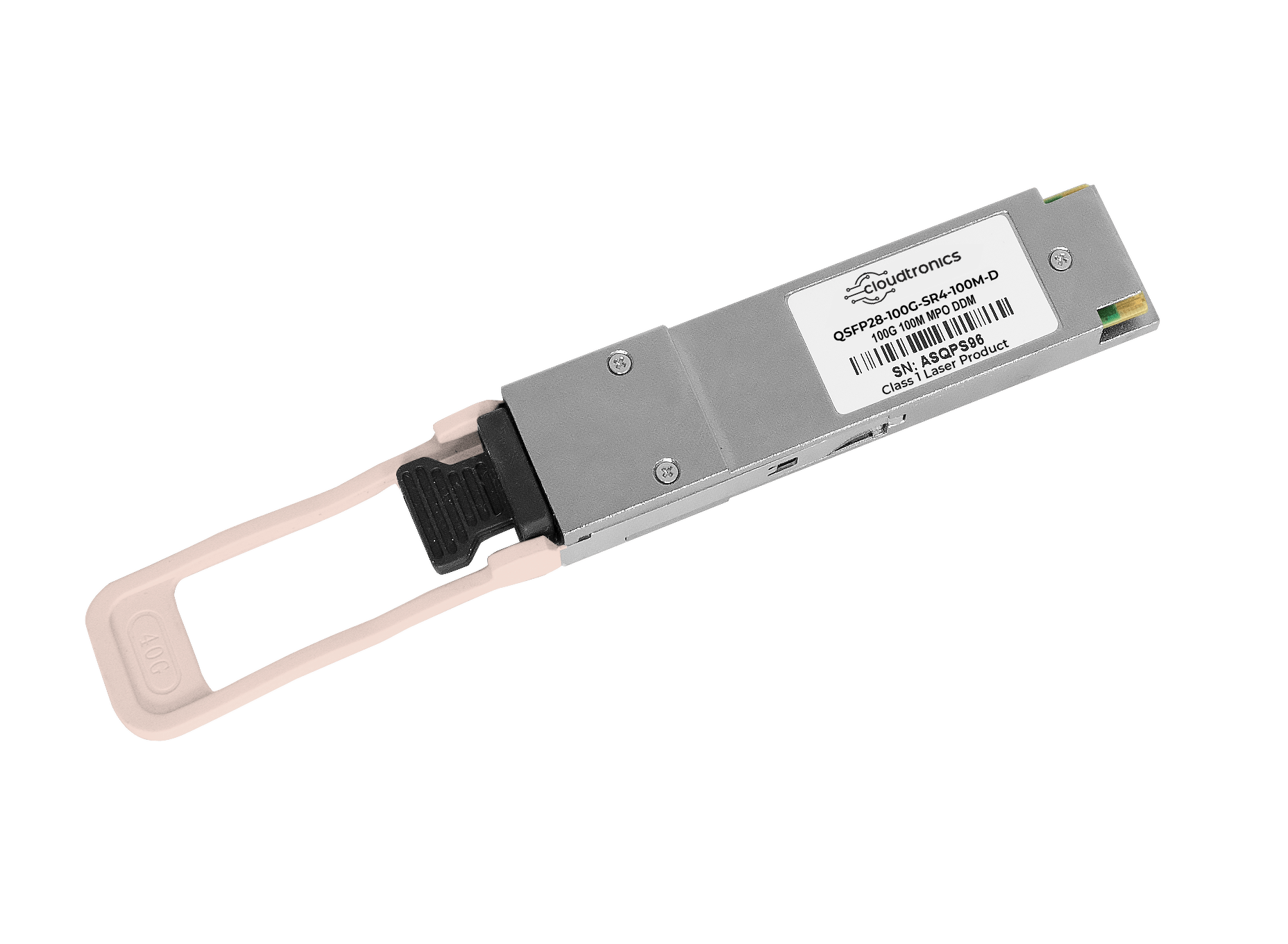 QSFP28-100G-SR4-100M-D | 100Gb/s QSFP28 SR4 Transceiver with DDM