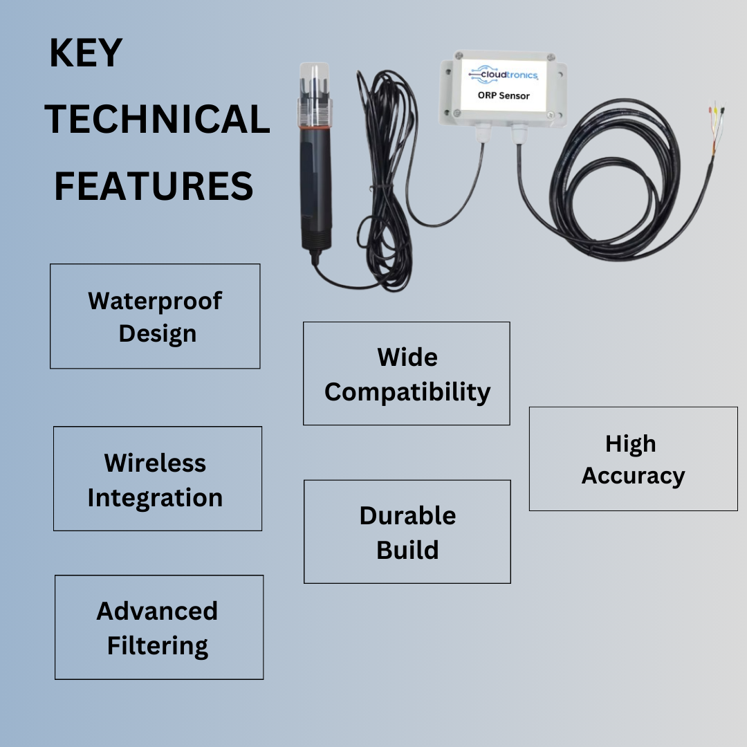 Key technical feature ORP sensor Water ORP sensor